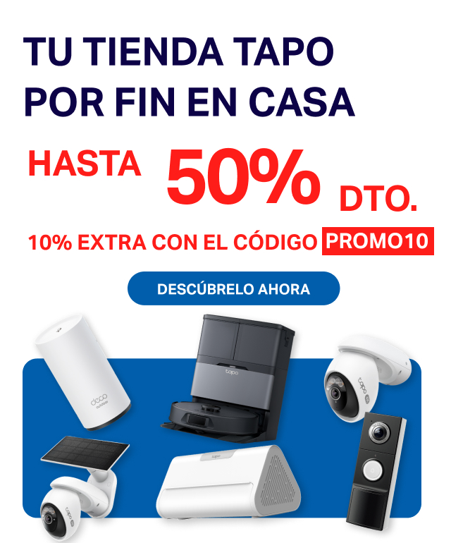 Descubre la nueva tienda oficial de Tapo con hasta un 50% de descuento + 10% extra
