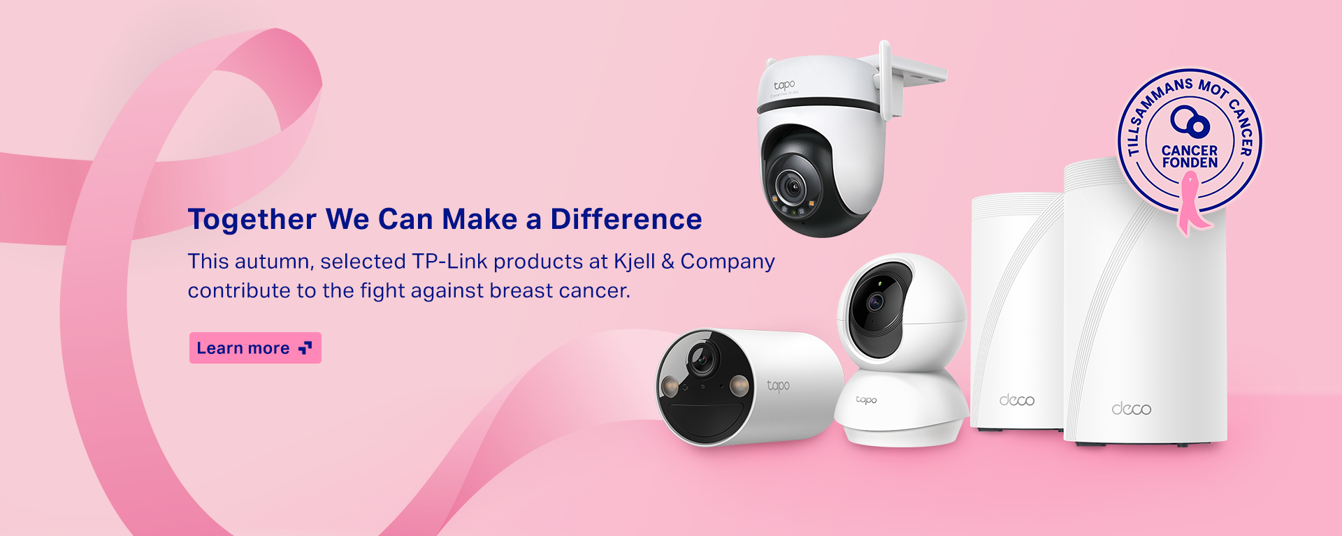 TP-Link and Kjell & Company Turn Sweden Pink