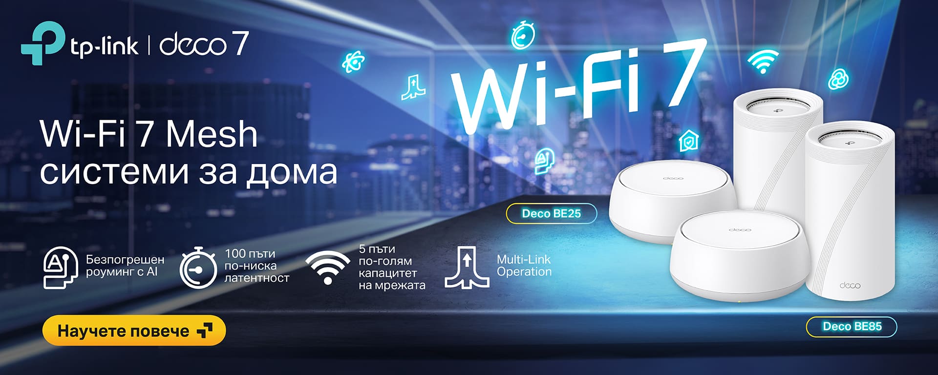 Wi-Fi 7 Mesh системи