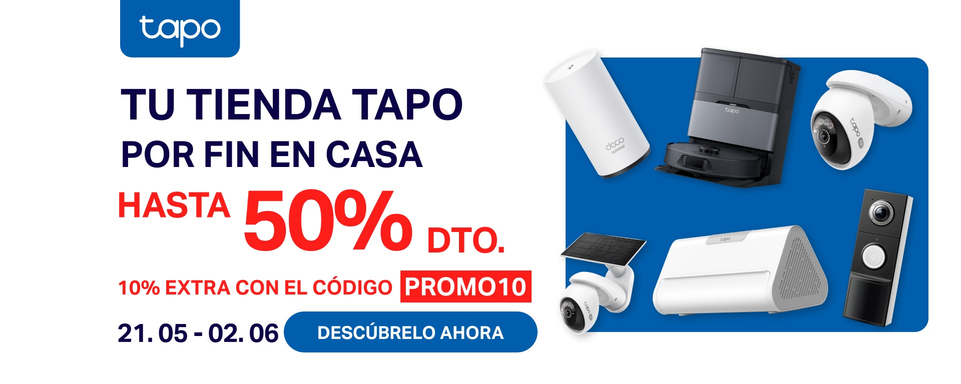 Descubre la nueva tienda oficial de Tapo con hasta un 50% de descuento + 10% extra