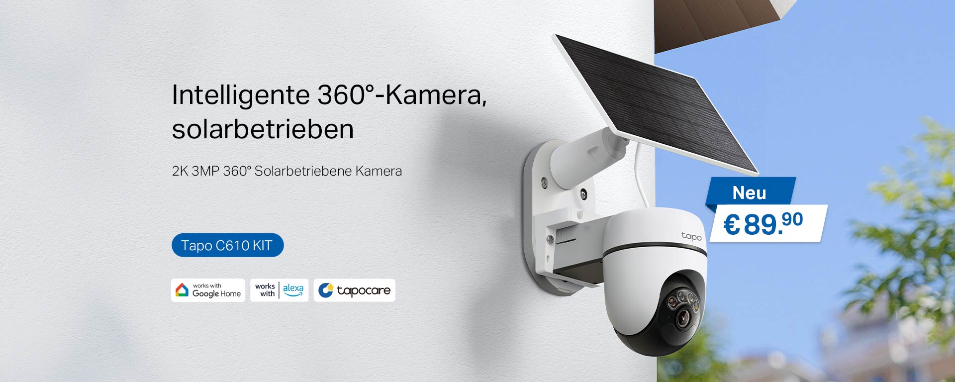 Tapo C610 KIT Solar powered security camera