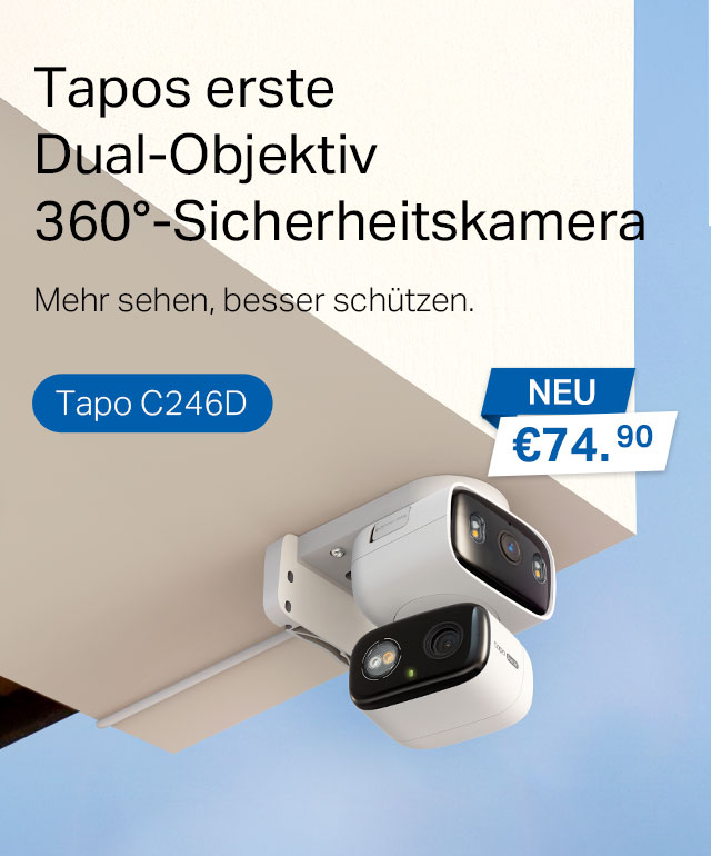 Tapo first Dual-Lens Security Camera