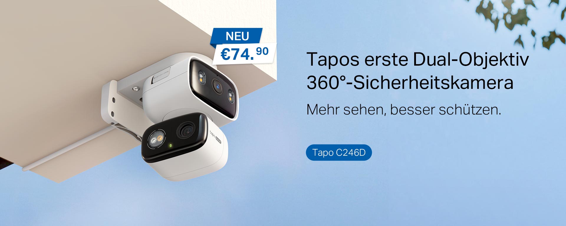 Tapo first Dual-Lens Security Camera