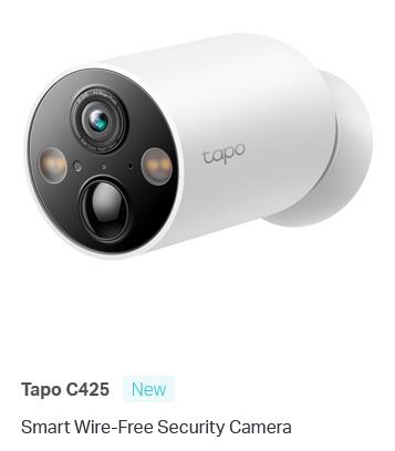 Tapo C425 - Smart Wire-Free Security Camera