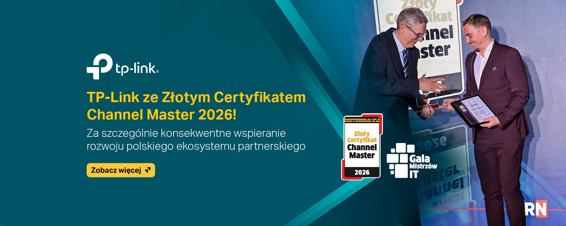 TP-Link ze Złotym Certyfikatem Channel Master 2026!