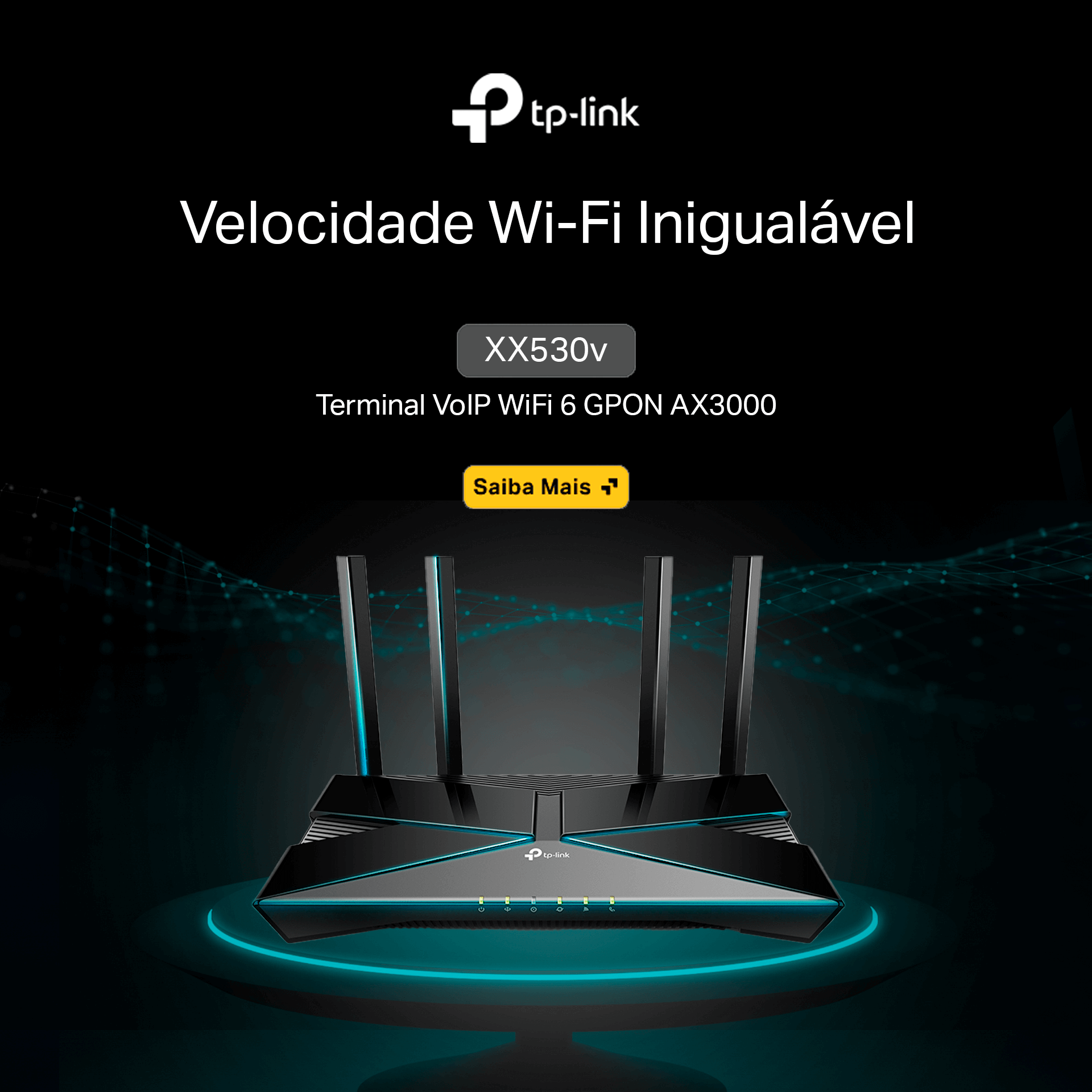 Roteador ONT Wi-Fi 6 XX530V para Provedores