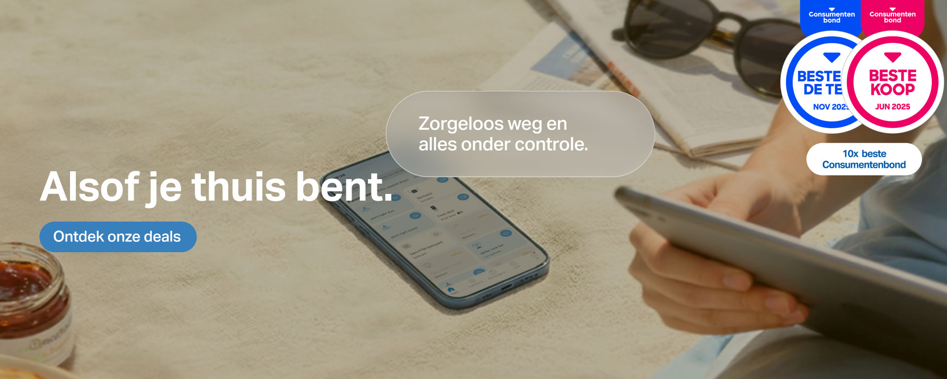 Slimme beveiliging voor een zorgeloze zomer