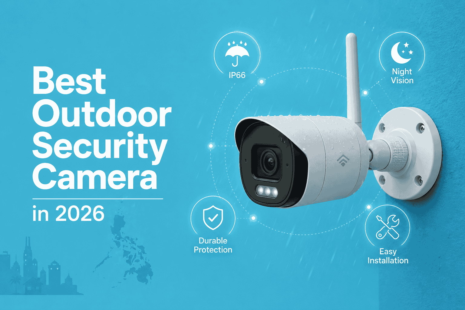 Best Outdoor Security Camera Philippines 2026: IP Rating, Night Vision, and Installation Guide