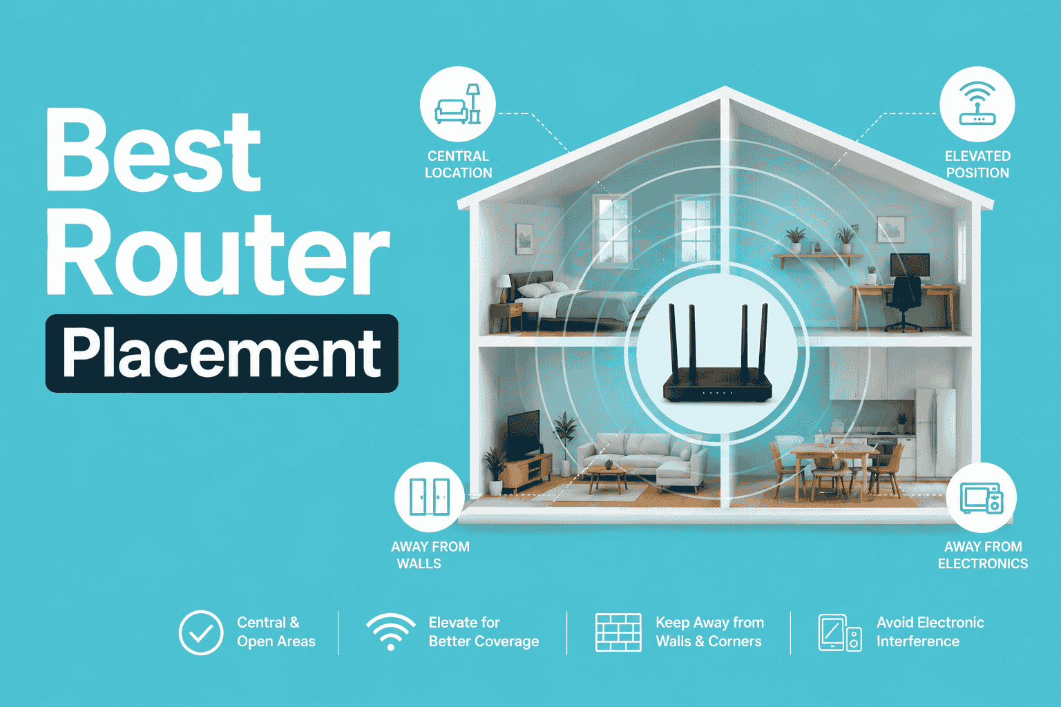How to Position Your Router for the Best WiFi Signal at Home