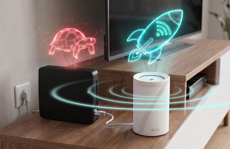 WiFi 8 : situation du quotidien où vous verrez vraiment la différence : Votre WiFi est excellent près du routeur… mais beaucoup moins ailleurs