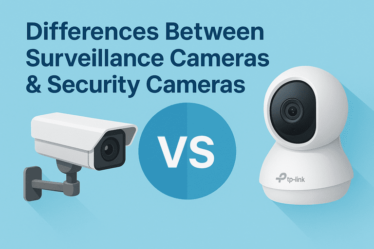 Differences Between Surveillance Cameras & Security Cameras