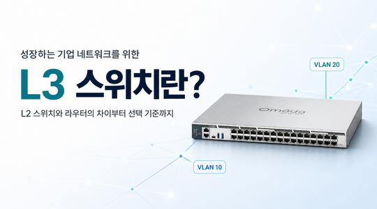 L3 스위치란? 성장하는 기업 네트워크를 위한 완벽 가이드