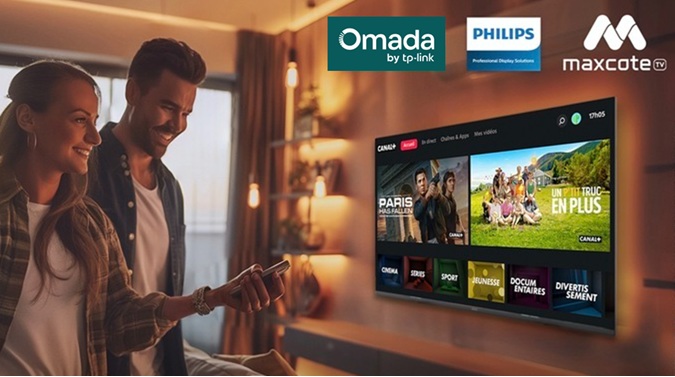 Découvrez l’avenir de l’IPTV professionnelle avec Maxcote, Philips et TP-Link !