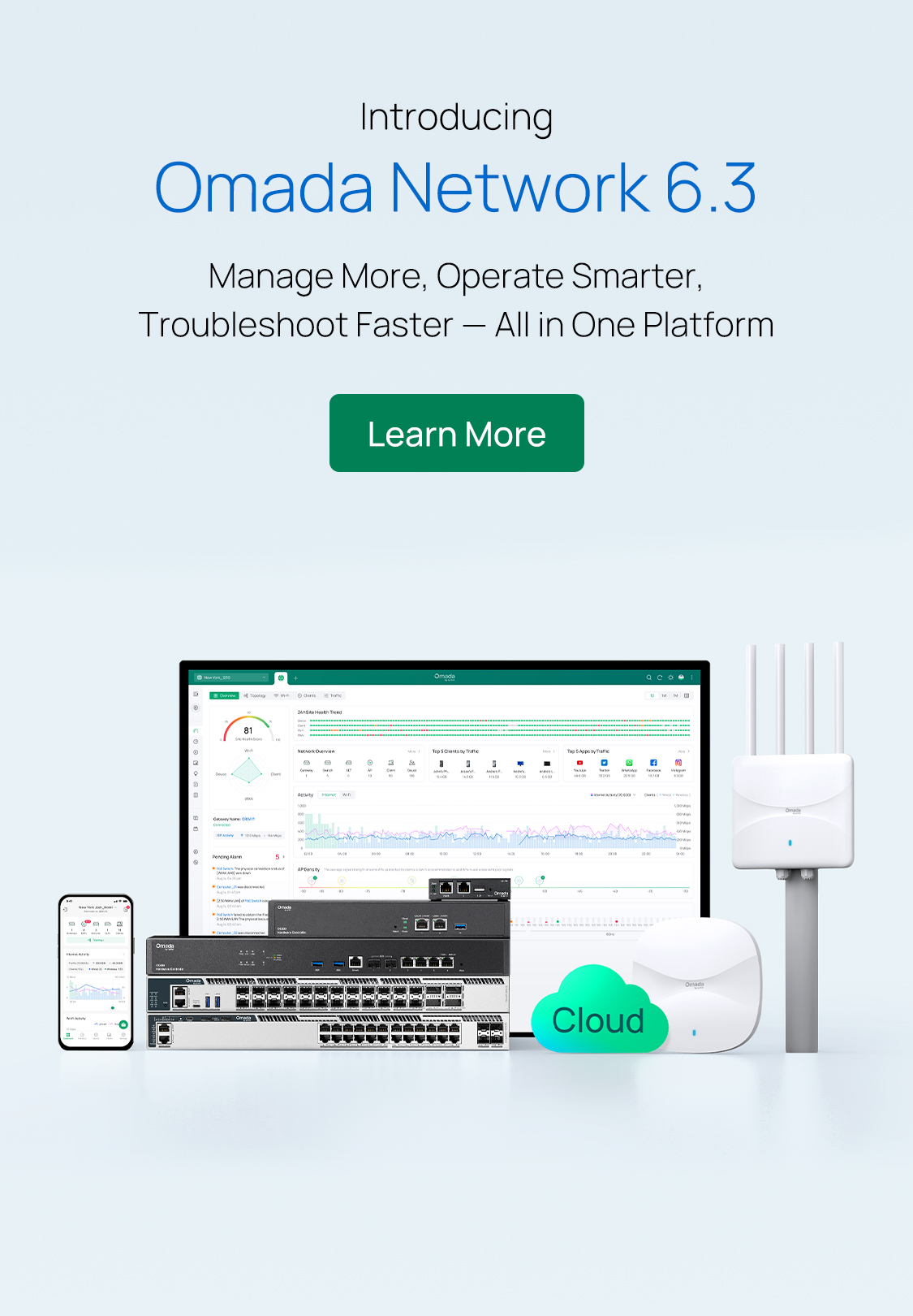 Elevate Your Network with Omada Network 6.3: One Unified Platform for Intelligent O&M