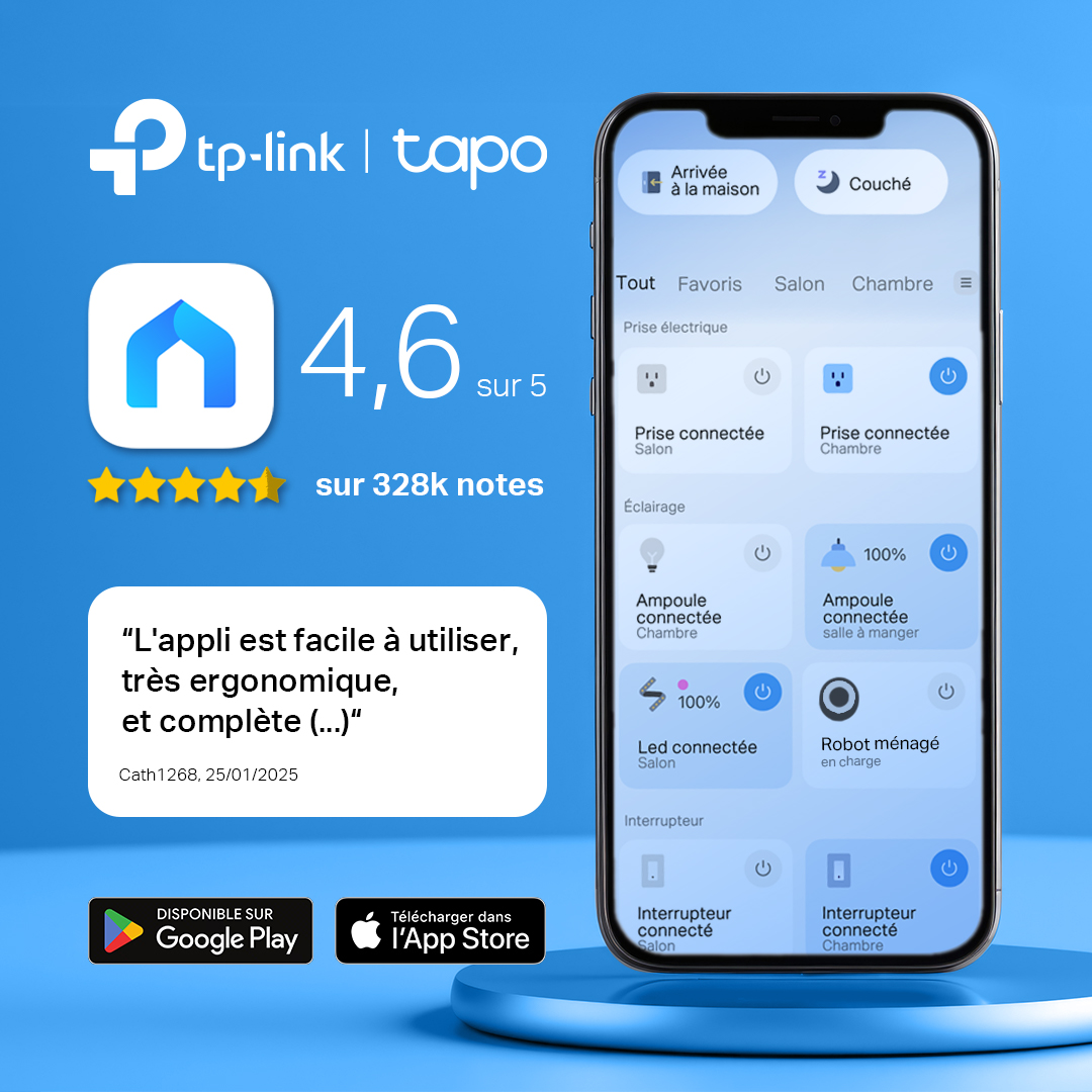 Les routines de la maison connectée Tapo