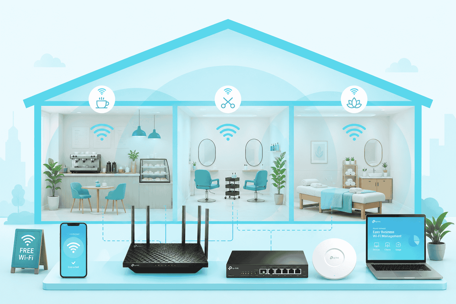 Setting Up Wi-Fi for Your Small Business in the Philippines: Cafes, Salons, and Spas
