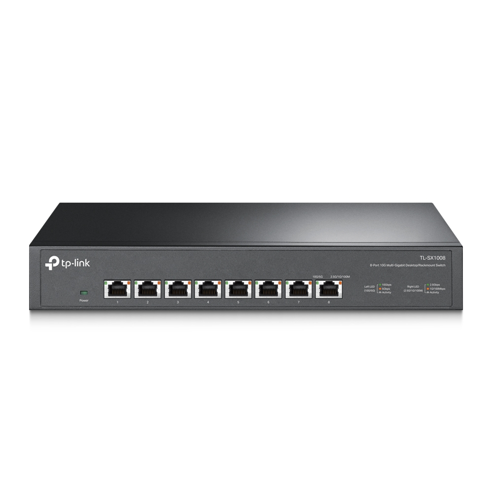 zij is Uitbeelding dood TL-SX1008 | 8-Port 10G Desktop/Rackmount Switch | TP-Link