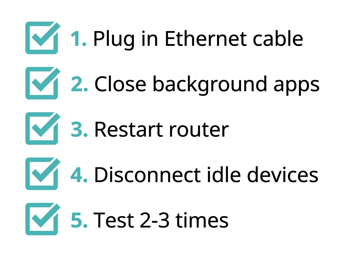 How to get accurate speed test results in the Philippines - five-step checklist for PLDT, Globe, and Converge users