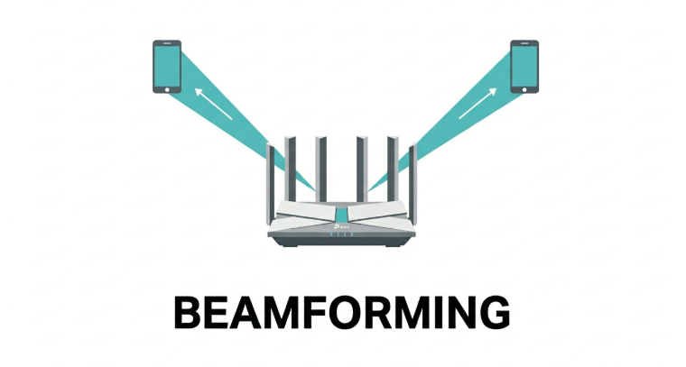 Beamforming technology on TP-Link Archer BE220 - directional Wi-Fi signal for stronger device connections
