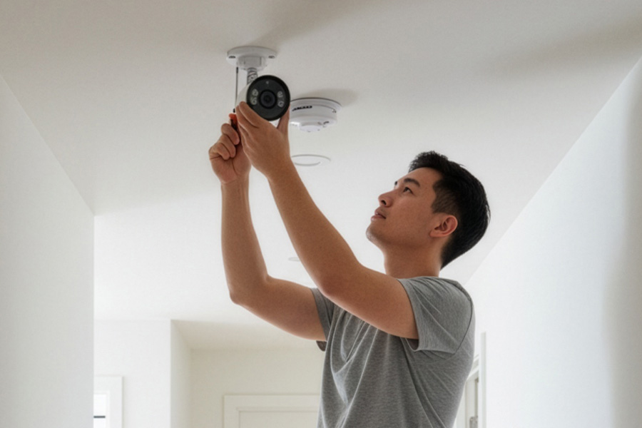 วิธีติดตั้งกล้องวงจรปิดด้วยตัวเองแบบง่ายๆ