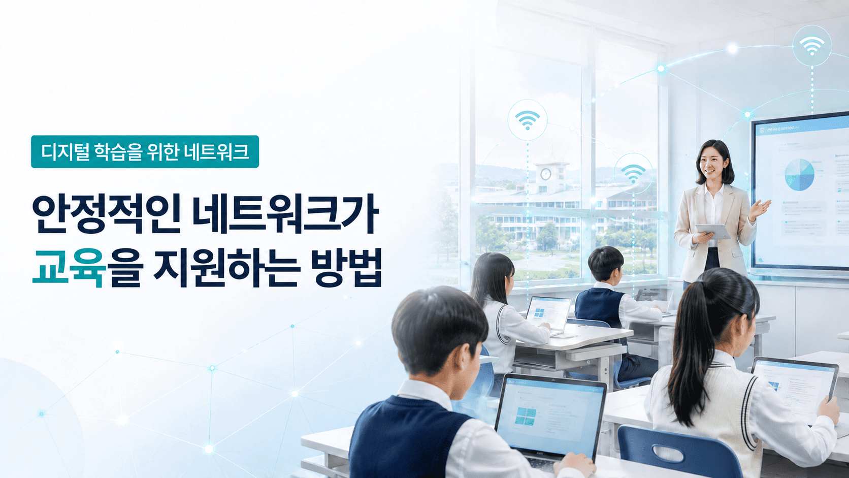 안정적인 네트워크가 오늘날 교육을 지원하는 방법