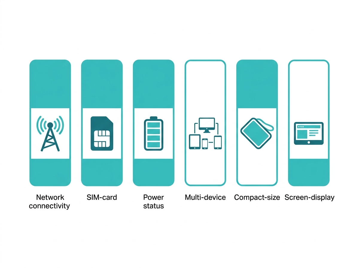 Flat design chart showing six factors for choosing a mobile hotspot Caption: Decide by: network compatibility, data plan, battery life, device capacity, portability, extra features
