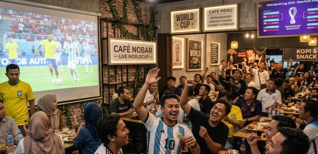 Kafe Ramai Saat Nobar Piala Dunia? Ini Trik Jaga Keamanannya!