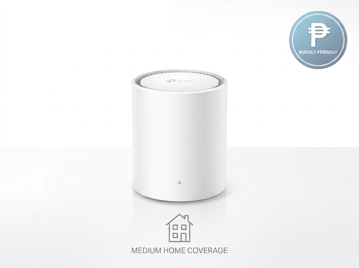 TP-Link Deco X20 represented as a compact budget mesh WiFi node icon 