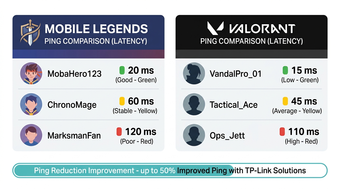 Lower ping rate gaming guide for Philippine gamers - Mobile Legends, Valorant, DOTA 2, CODM