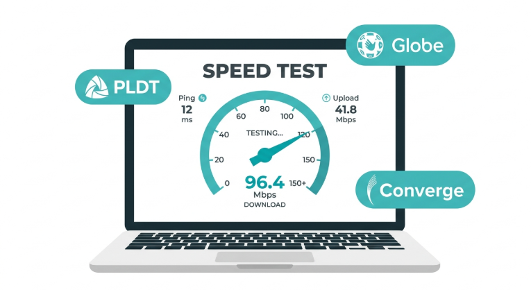 Best internet speed test tools for the Philippines - Ookla, Fast.com, and Google Speed Test comparison for PLDT, Globe, and Converge users