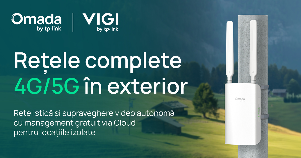 Omada și VIGI: Soluții complete de rețele Wi-Fi și supraveghere în exterior