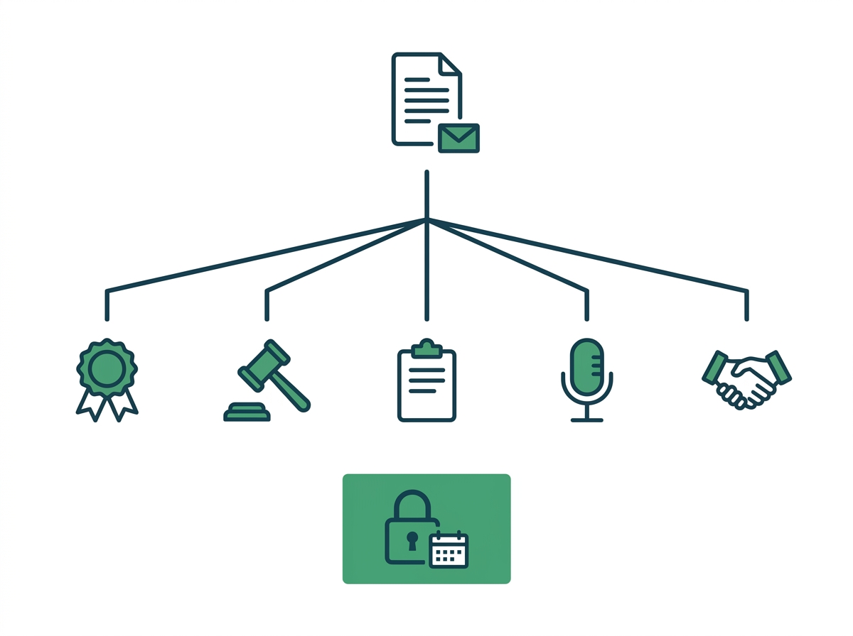 Flowchart of footage requests from police, courts, investigators, media, and clients leading to preserved footage