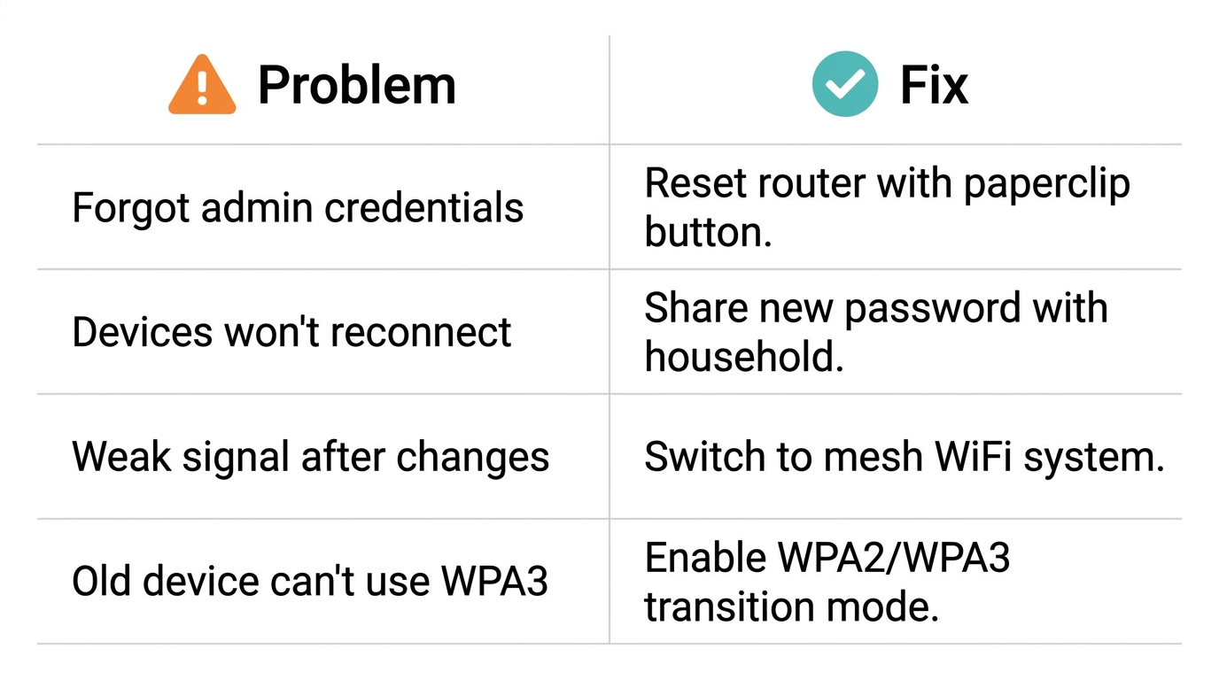 Common problems when changing WiFi password - four issues and fixes for Philippine home network users