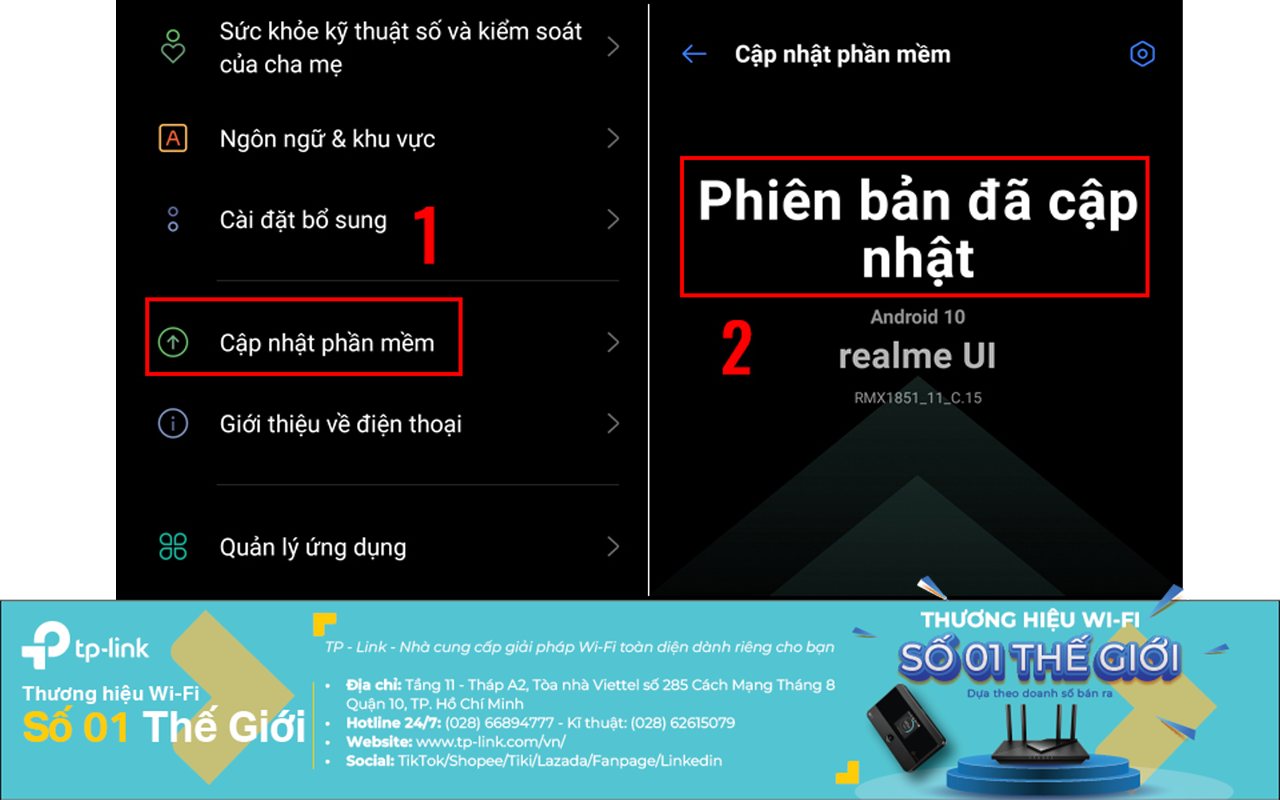 Kiểm tra phiên bản hệ điều hành ở Android