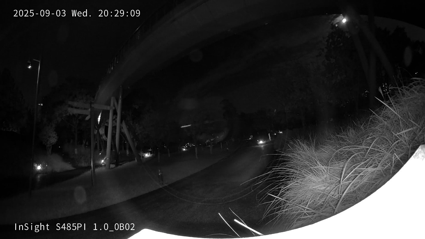 Screenshot showing glare in the video.