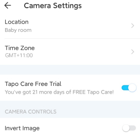 TP-Link - Tapo Care The infant crying function was created