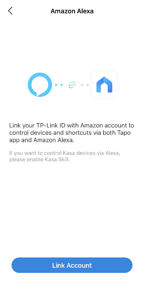 Alexa Link Guide page.