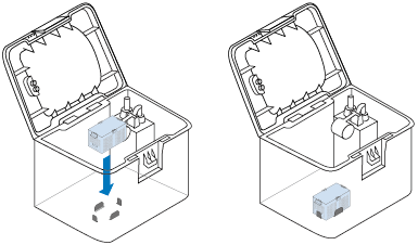 Anti-odor module installed on the slot at the bottom.