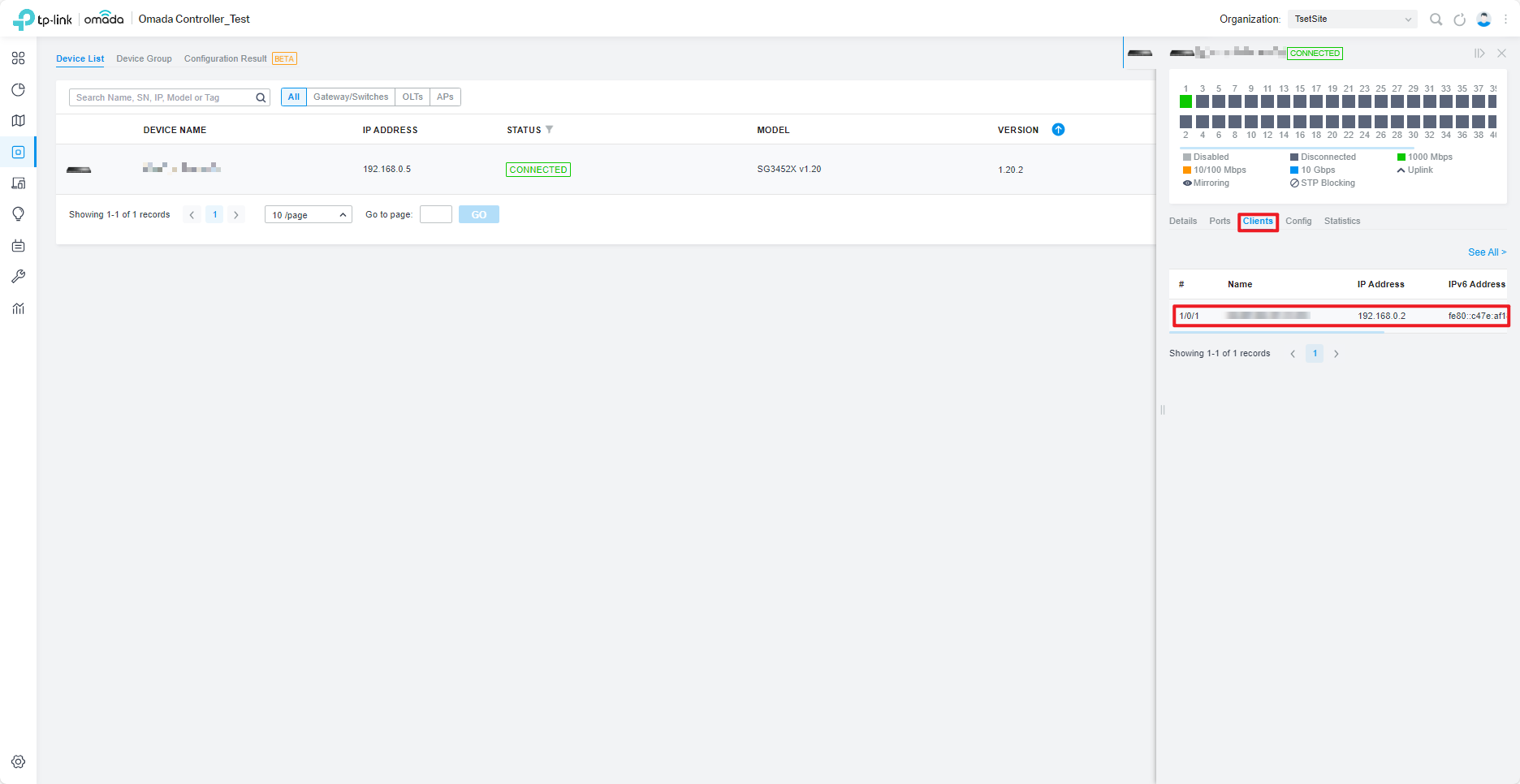 It shows that the client can successfully obtain an IP address.