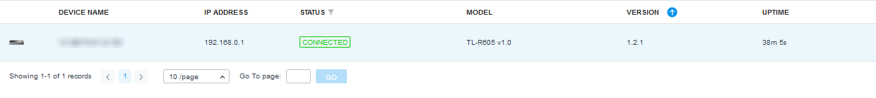 Display device is connected.