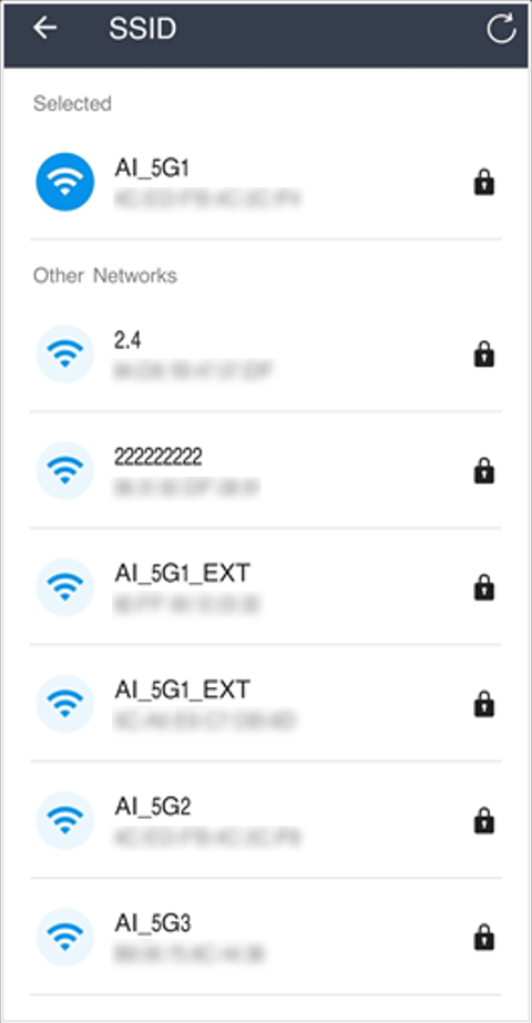 Show connection success page.