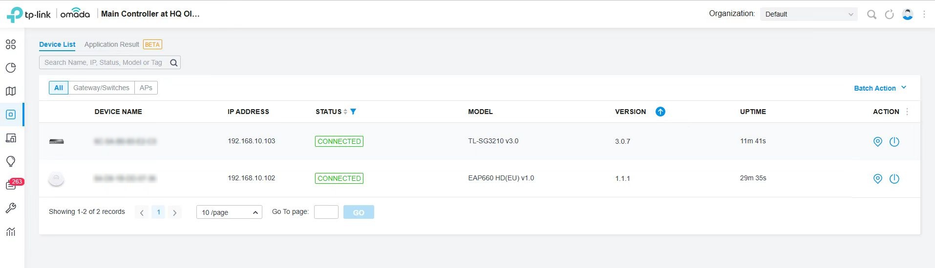 Display device successfully adopted page.