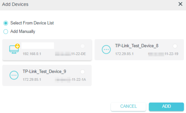 Add device to Allow list.