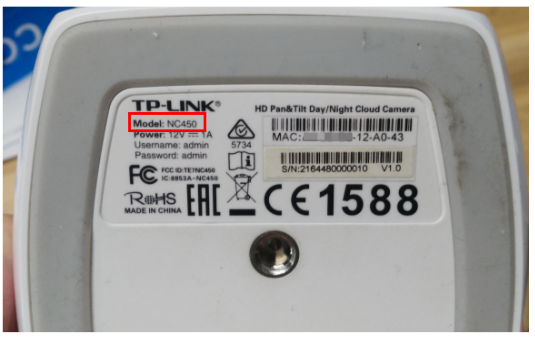 Product label.