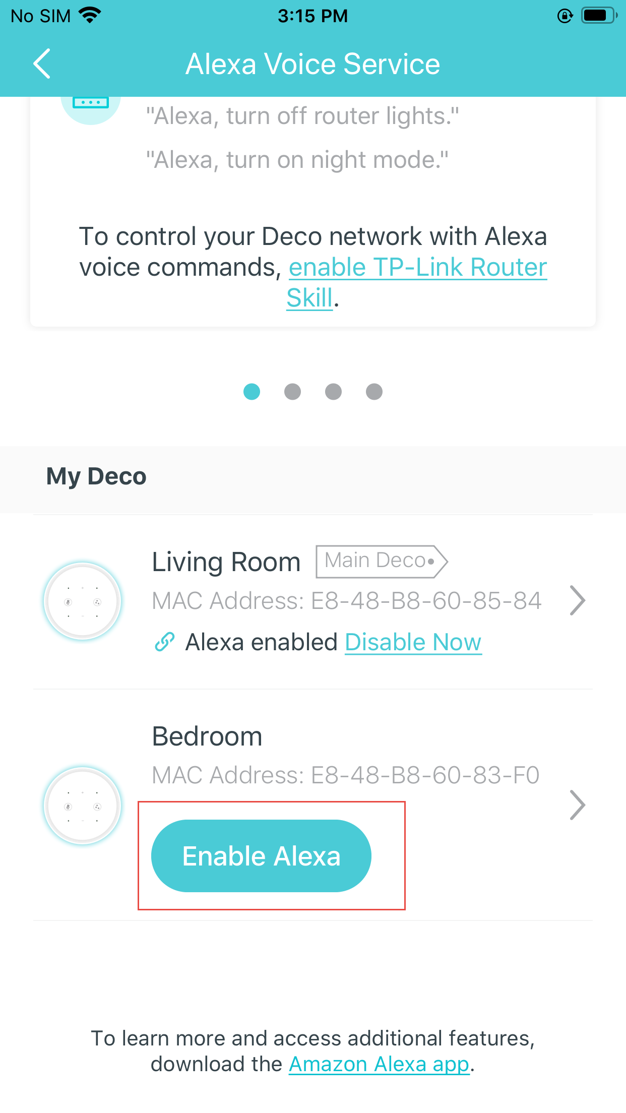 How to enable Alexa Voice Service for Deco Voice X20? | TP-Link Россия