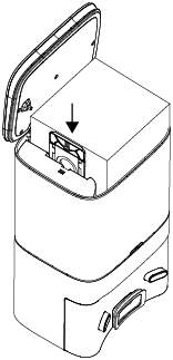 Instale um novo saco de pó para o esfregão Tapo RV30 Plus/RV10 Plus/RV20 Plus/RV20 Mop Plus.