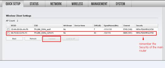 How to Configure the Client Mode on the Pharos device TP Link