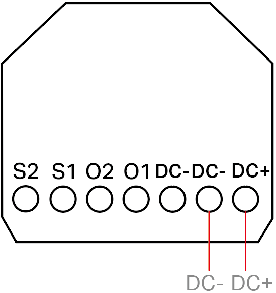 Connection diagram of L and N terminals of S112.