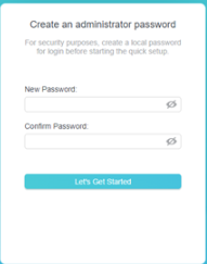 The router’s login page. 