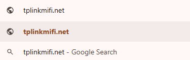 Access the MiFi's web management page in the browser. 